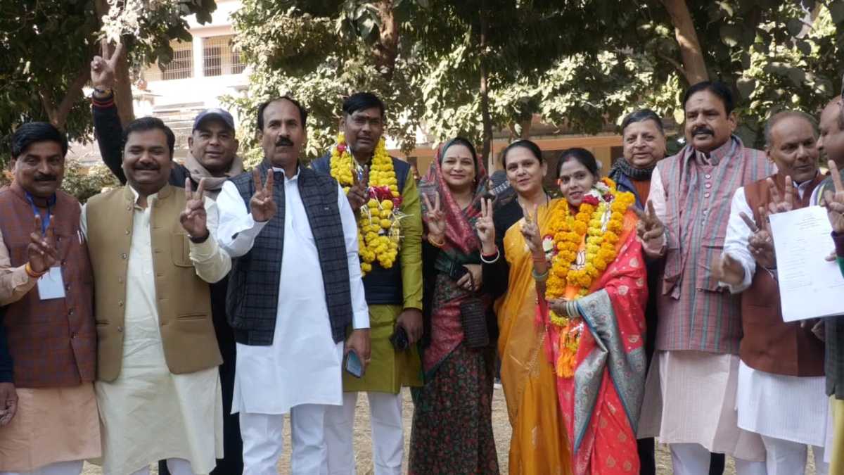 निकाय उपचुनाव में BJP की 5 सीटों पर जीत: कांग्रेस के खाते में आई एक सीट, BJP नेता बोले- यह सामान्य जीत नहीं…