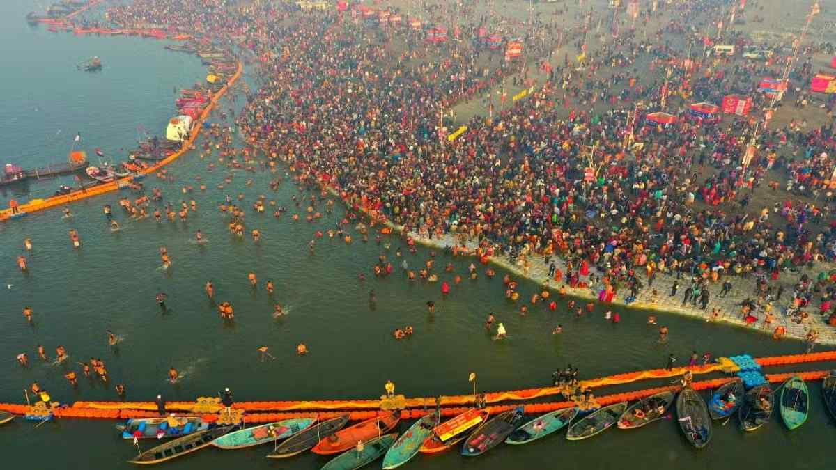 Mahakumbh mela 2025 : महाकुंभ से पहले एक हो गईं गंगा की ‘तीन धाराएं’, लाखों की संख्या में श्रद्धालु संगम में लगाएंगे डुबकी