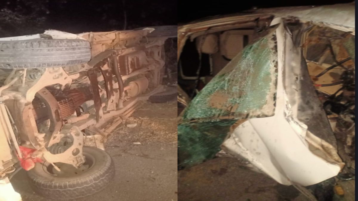 CG Accident News : अनियंत्रित होकर सड़क पर पलटी तेज रफ्तार कार, हादसे में 5 से अधिक लोग घायल