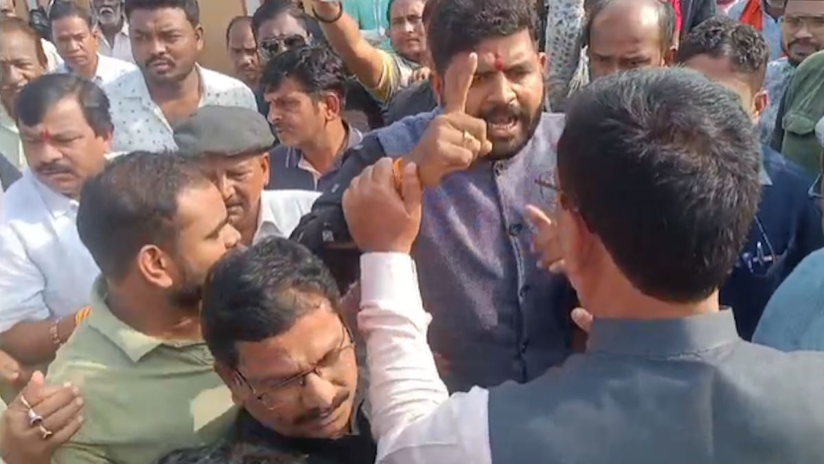भाजपा मंडल अध्यक्ष चुनाव में फिर हंगामा, अबकी बार इस मंडल को लेकर मचा है बवाल, देखिए वीडियो…