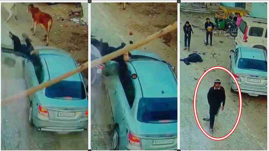 सड़क हादसे में बसपा नेता की मौत: रोड पार करने के दौरान तेज रफ्तार कार ने मारी टक्कर, देखें दिल दहलाने वाला Video