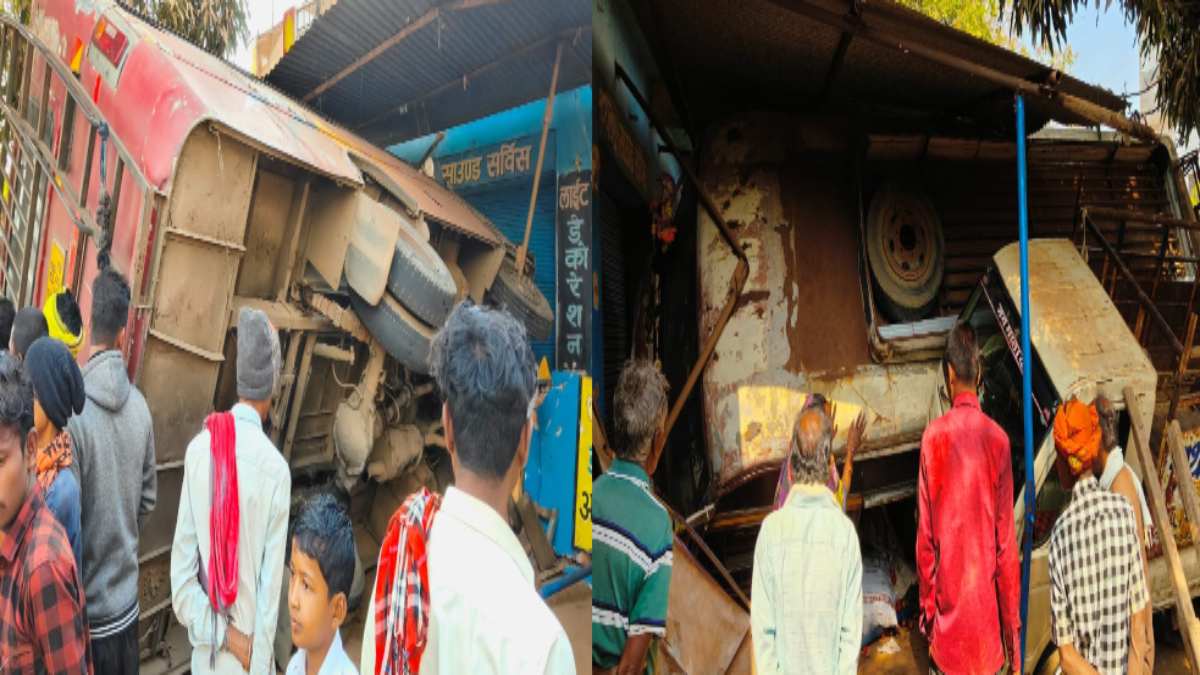 CG Bus Accident : यात्रियों से भरी बस घर में जा घुसी, तेज स्पीड में ब्रेक मारने के दौरान हुआ हादसा, एक बच्ची समेत दो घायल, देखें वीडियो …