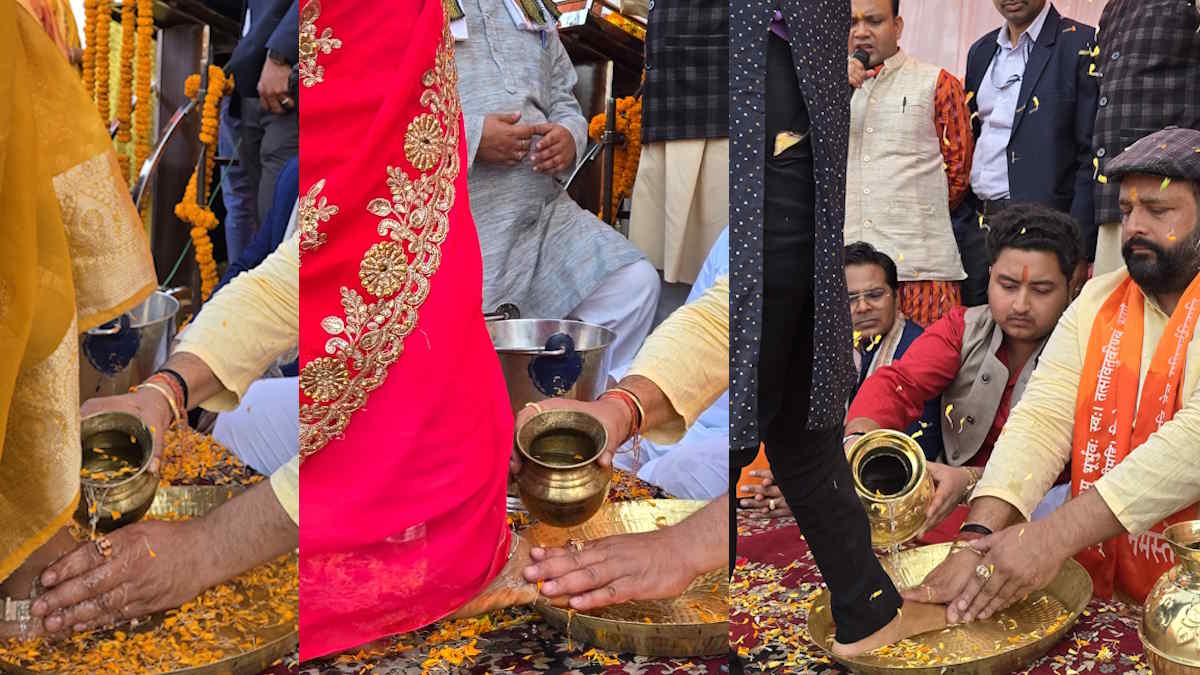प्रबल प्रताप सिंह जूदेव ने पांव पखारकर 651 धर्मान्तरित परिवारों की कराई सनातन धर्म में वापसी…
