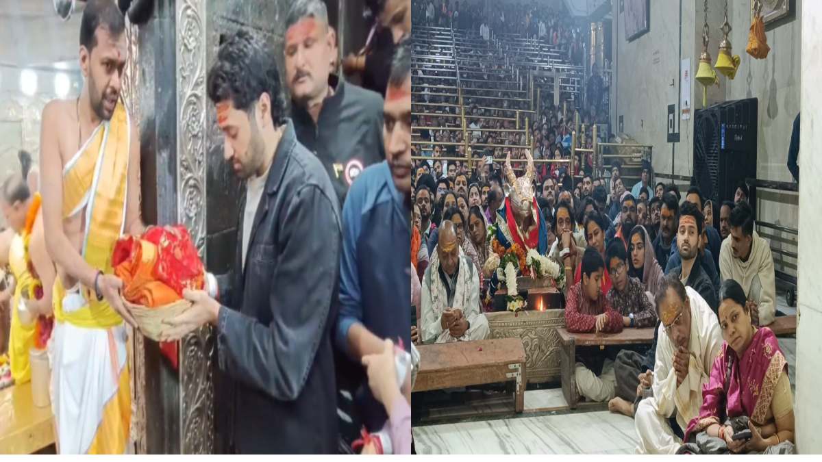 महाकाल के शरण में पहुंचे अभिनेता उत्कर्ष शर्मा: भस्म आरती में हुए शामिल, कहा- मुझे मंदिर आकर हुआ अद्भुत अनुभव