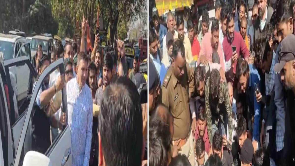 अन्नदाताओं का विरोध प्रदर्शन: चाइनीज लहसुन बंद कराने पर अड़े किसान, जीतू पटवारी भी धरने पर बैठे