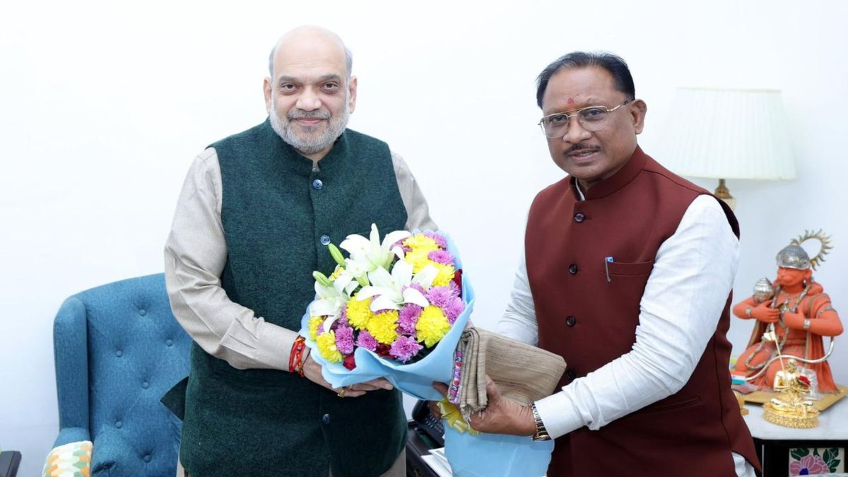मुख्यमंत्री साय ने केंद्रीय गृह मंत्री अमित शाह से की सौजन्य मुलाकात, बस्तर ओलंपिक और पुलिस अवार्ड कार्यक्रम में शामिल होने का दिया निमंत्रण