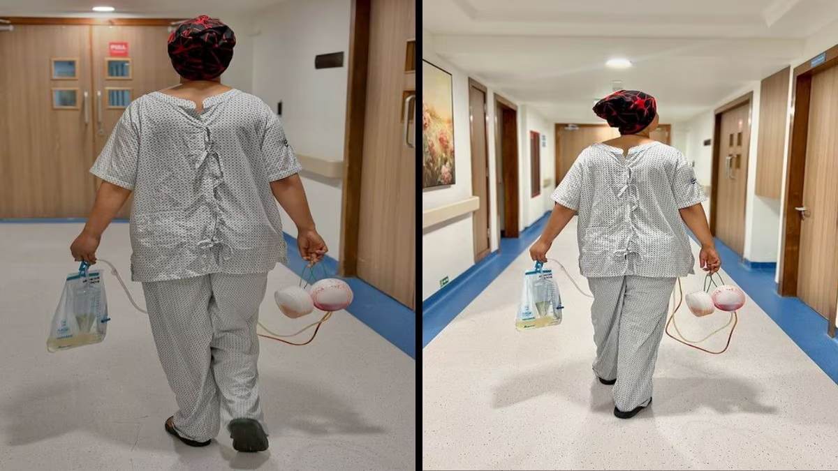 Hina Khan ने हॉस्पिटल से शेयर किया फोटो, हाथ में यूरिन बैग पकड़े दिखीं एक्ट्रेस …