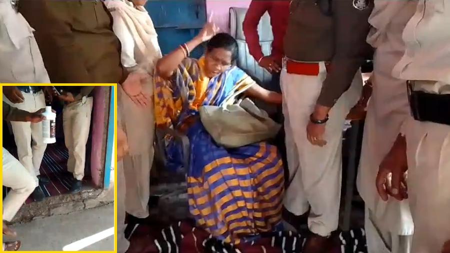 गबन के आरोप में बर्खास्त हुई थी महिला सरपंच, आज चुनाव से पहले ही कर लिया जहर का सेवन, जानिए कहां का है मामला