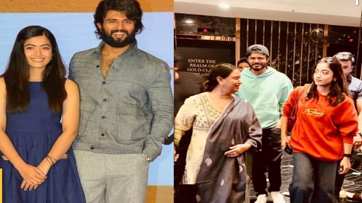 अफवाहों के बीच Vijay Deverakonda के परिवार के साथ Rashmika Mandanna ने देखी Pushpa 2, पहने एक्टर के ब्रांड के कपड़े …