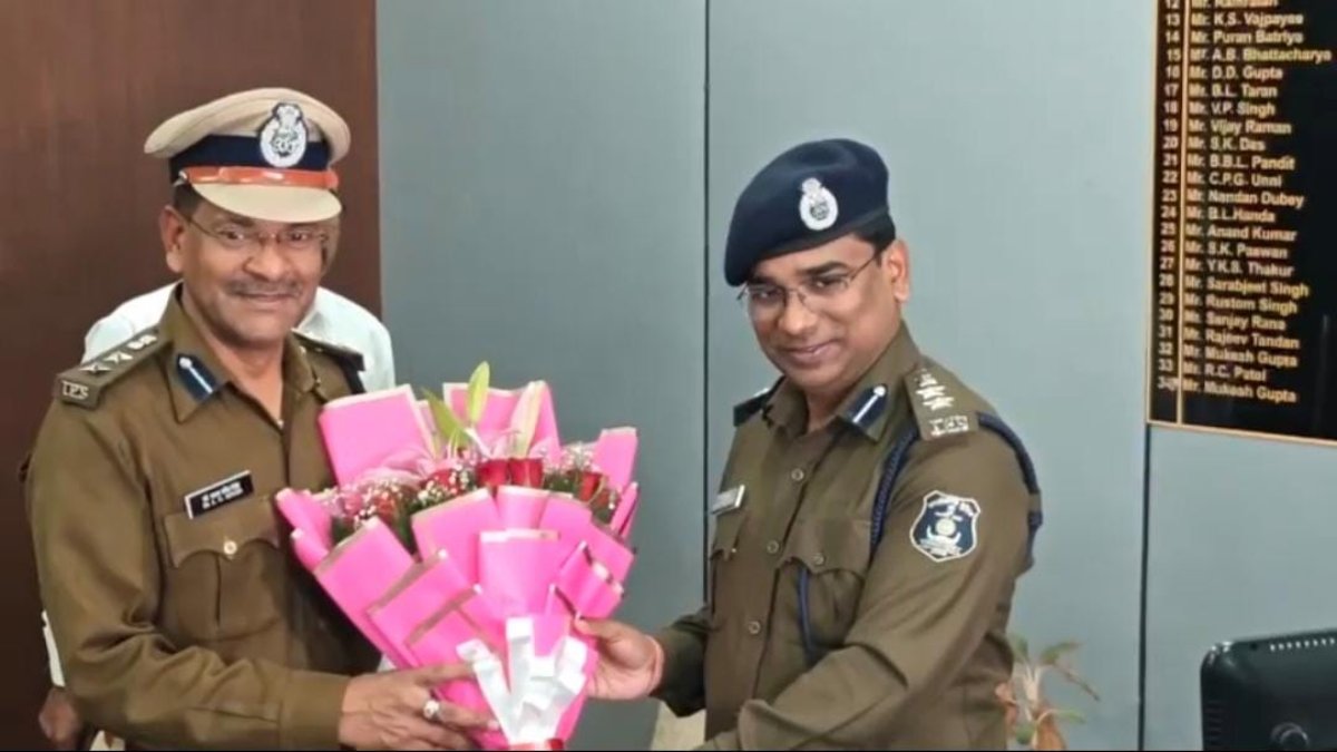 नए कप्तान लाल उमेंद सिंह ने संभाला पदभार, रायपुर में काम करने का रहा है लंबा अनुभव