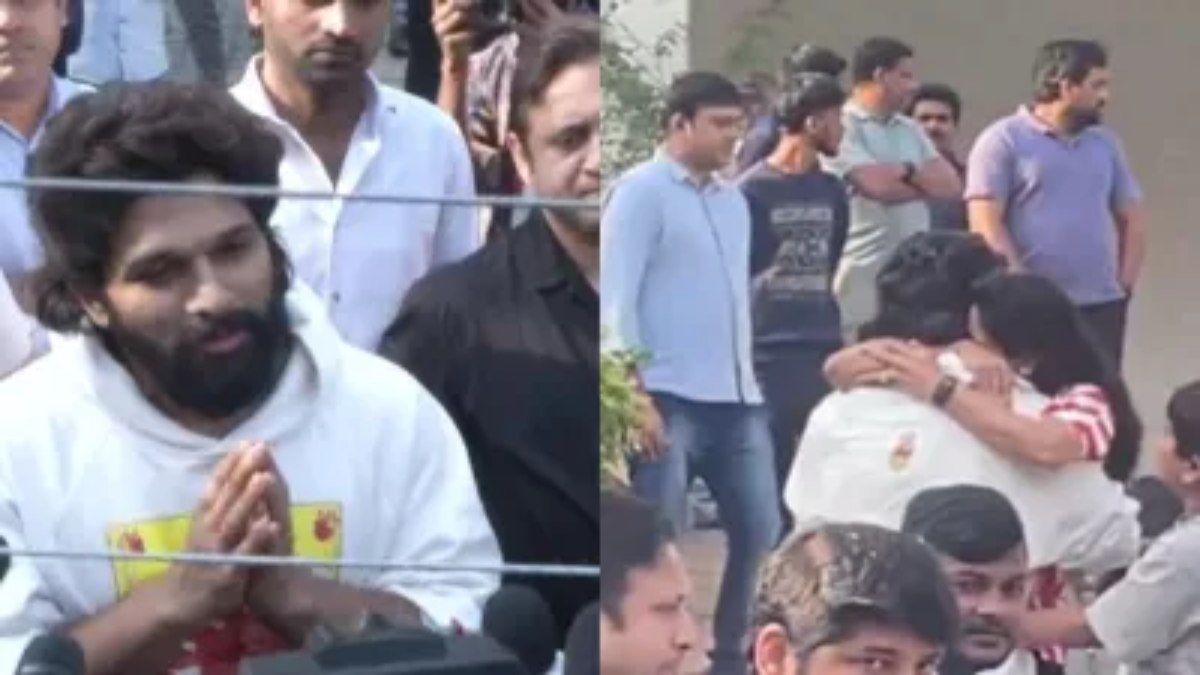 जेल से रिहा होने के बाद Allu Arjun ने दिया बयान, कहा- ये एक हादसा था और मैं उस परिवार के सपोर्ट में हूं …