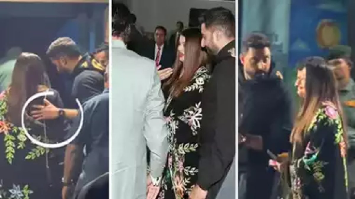 Abhishek Bachchan हुए Aishwarya Rai के लिए प्रोटेक्टिव, एंट्री करते समय पत्नी को किया आगे …