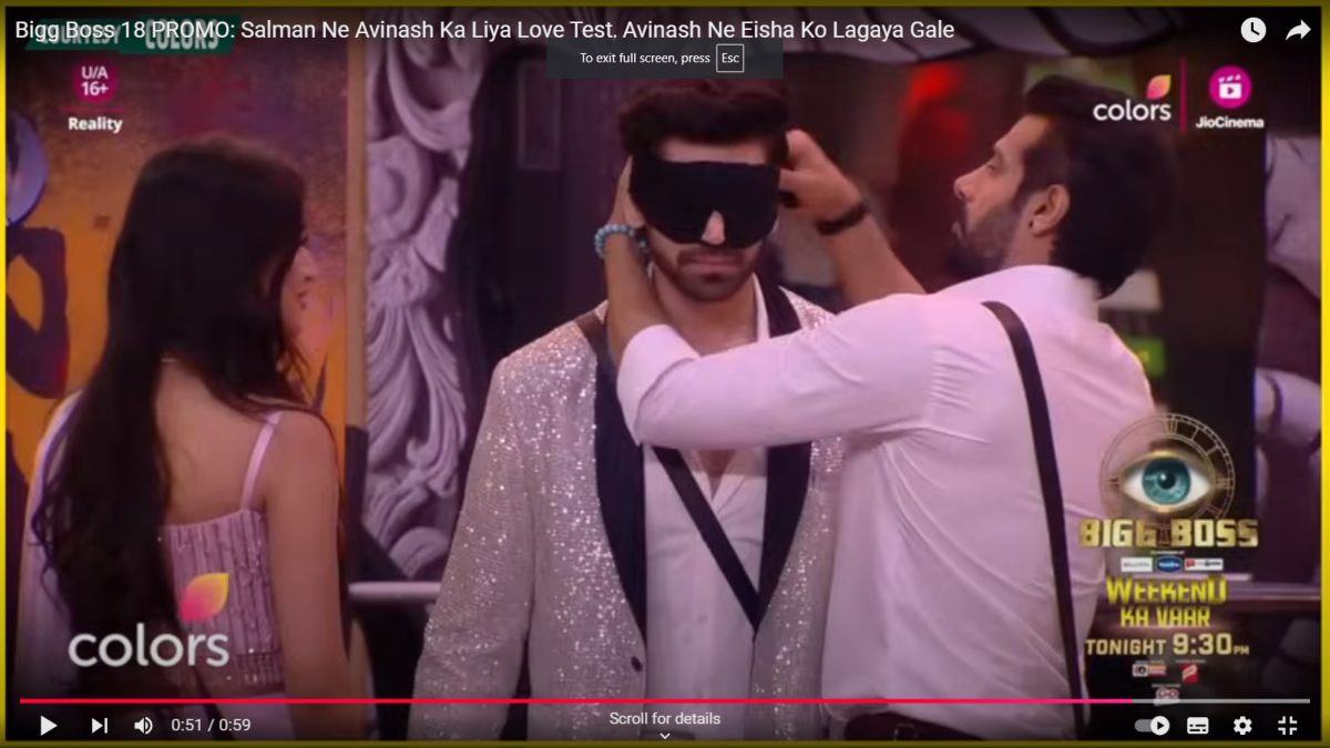 Bigg Boss 18 : लव टेस्ट में Avinash Mishra ने Eisha की जगह लिया Chum Darang का नाम, Karan और सभी घरवाले रह गए शॉक्ड …