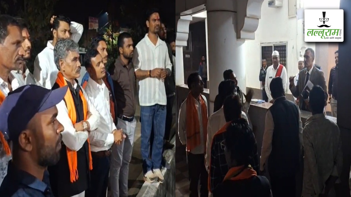 CG BREAKING: BJP विधायक ईश्वर साहू समेत कार्यकर्ताओं ने किया कलेक्टोरेट का घेराव, कांग्रेस कार्यकर्ता की गिरफ्तारी को लेकर SDM पर लगाए आरोप