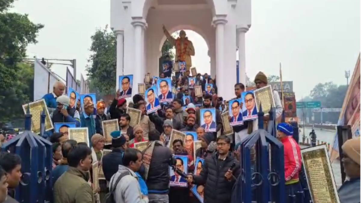 ‘अमित शाह इस्तीफा दें या…’, बाबा साहब को लेकर गरमाई सियासत, बसपा ने सड़क पर उतरकर गृहमंत्री का विरोध कर कही ये बात