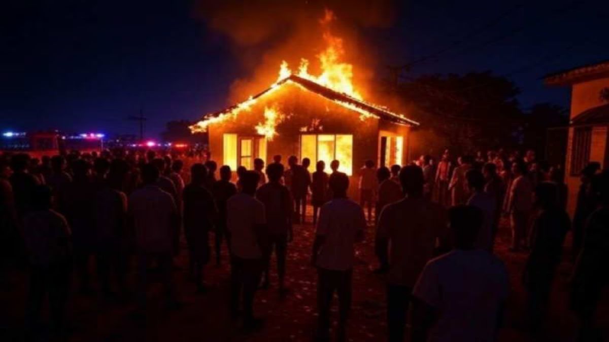 Jharkhand: दिव्यांग महिला से रेप, भीड़ ने आरोपी के घर में लगा दी आग