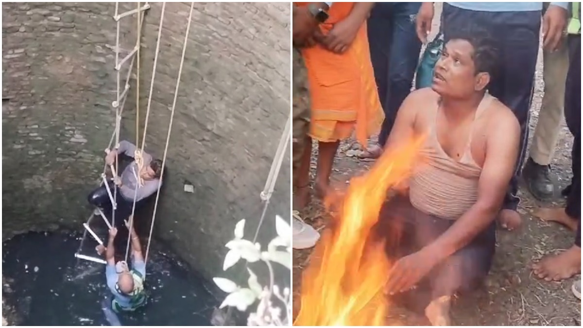 मन्नत पूरी करने वाले कुएं में गिरा युवक, मौत के मुंह से ऐसे आया बाहर, निकलते ही करने लगा ये काम