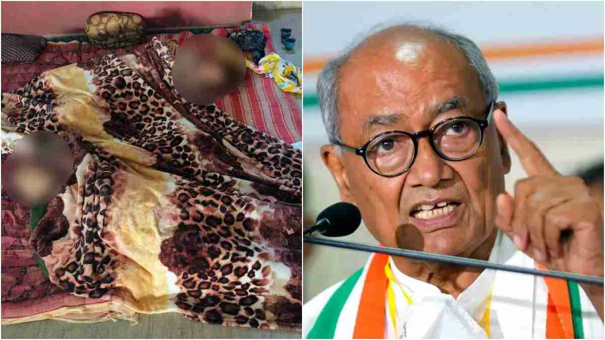 कारोबारी ने पत्नी संग लगाई फांसी: दिग्विजय का आरोप- ‘राहुल गांधी को गुल्लक भेंट करने पर ED कर रही थी परेशान’, जांच की उठाई मांग