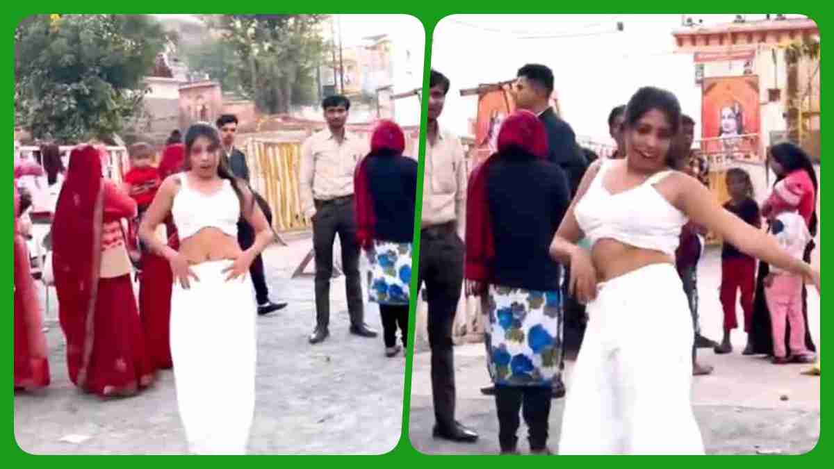 बेशर्मी की हद है… रामराजा मंदिर के सामने युवती का अश्लील डांस, भद्दे कपड़े पहनकर लगाए ठुमके, देखें Video  