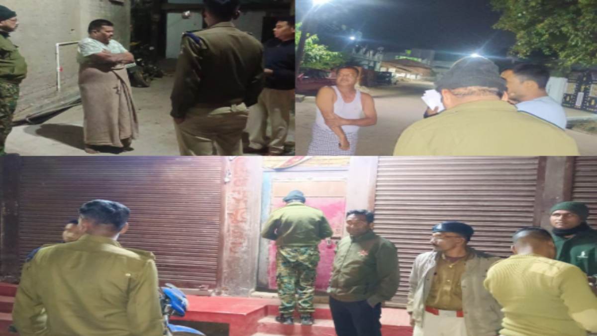 अपराधियों की अब खैर नहीं : पुलिस ने आधी रात चलाया अभियान, बदमाशों को थाने बुलाकर करवाया परेड