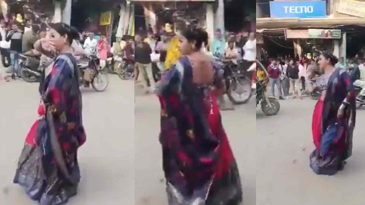 ‘मेहंदी रचाई रे… बोलो, कैसा लगता है…’, लहंगा चोली पहने महिला ने सड़क पर दिखाए अपने डांस मूव्स, देखते रह गए लोग, देखें Video