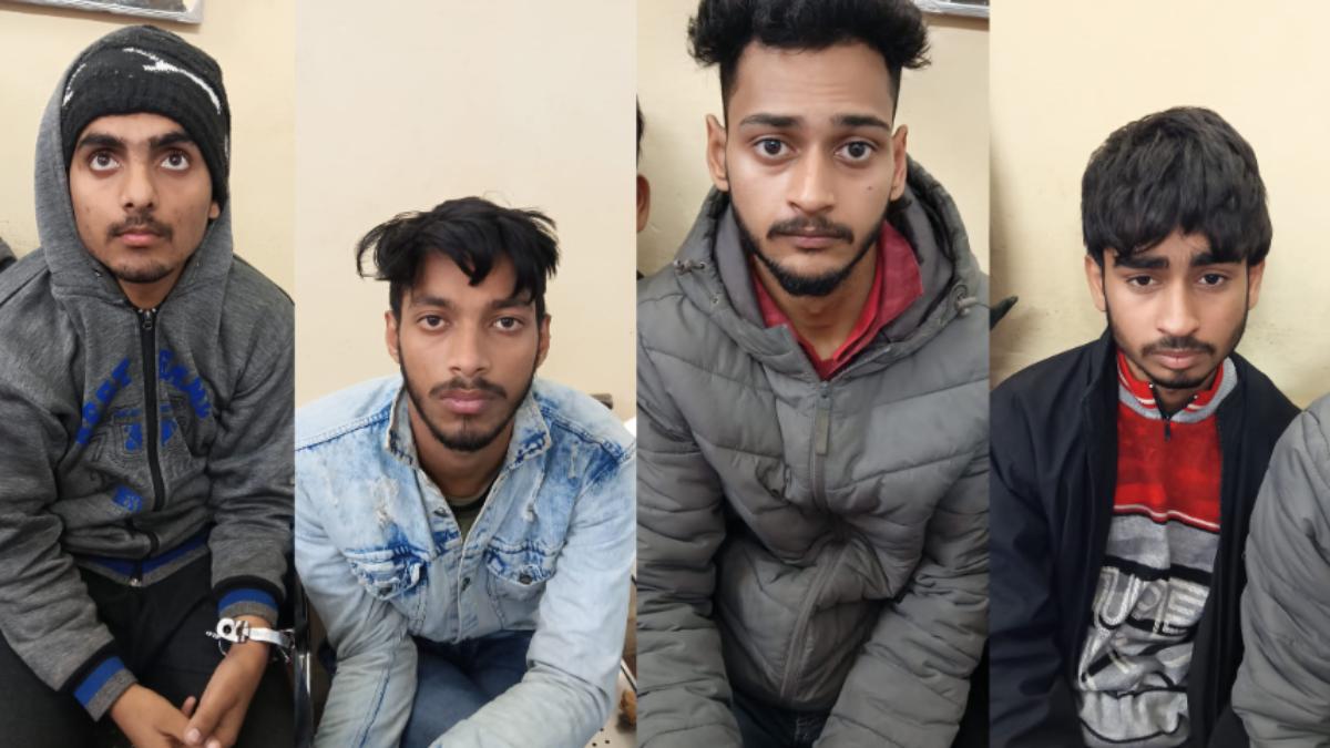 शौक पूरा करने के लिए बने चोर: प्रतिष्ठित इंजीनियर कॉलेज के छात्र महंगी गाड़ियों को बनाते थे निशाना, चार गिरफ्तार, 7 बाइक जब्त
