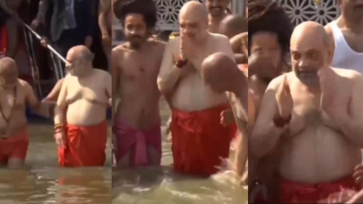 Mahakumbh 2025 : अमित शाह ने त्रिवेणी संगम में लगाई आस्था की डुबकी, कहा- महाकुंभ सनातन संस्कृति का अद्वितीय प्रतीक
