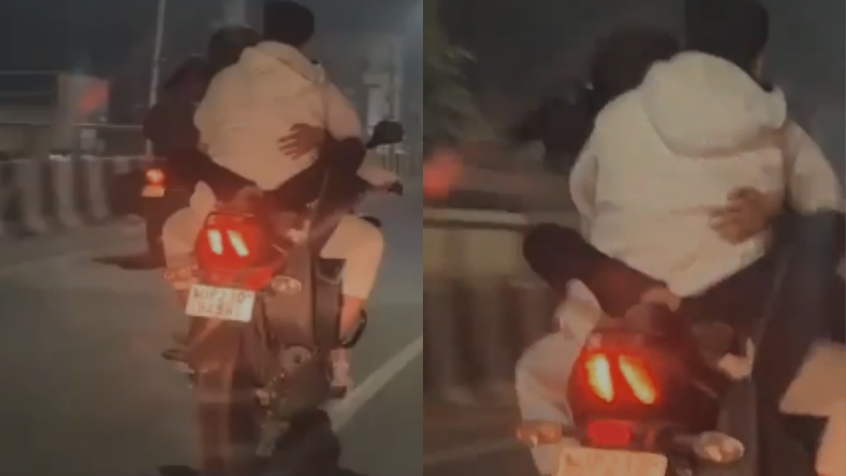 आशिकी का चढ़ा ऐसा भूत, खुलेआम करने लगे ये काम, सोशल मीडिया पर VIDEO वायरल