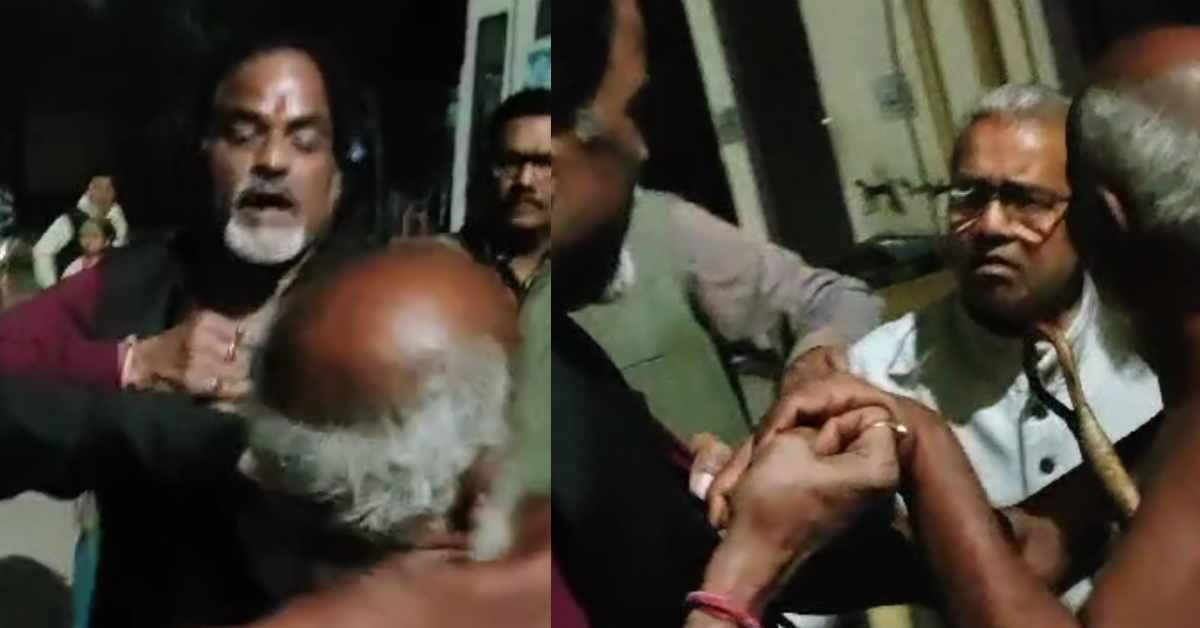 जैन मंदिर में हुई हिंसा : कमेटी के उपाध्यक्ष ने सेवक को पीटा, धरने पर बैठे जैन संत अमित सागर महाराज