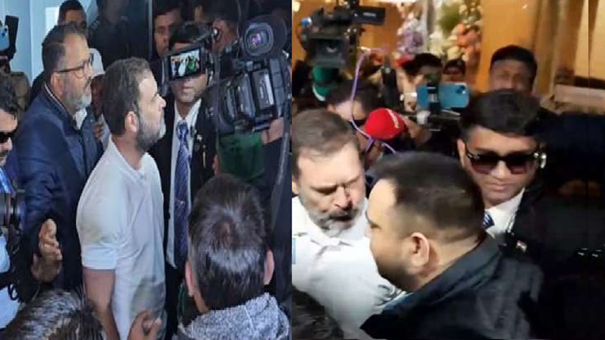 पटना पहुंचते ही तेजस्वी यादव से मिलने पहुंचे राहुल गांधी, नेता प्रतिपक्ष ने किया RAHUL का स्वागत