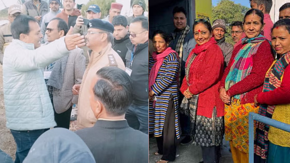 UK Nikay Chunav Voting : विधानसभा अध्यक्ष ऋतु खंडूड़ी और मेयर प्रत्याशी सौरभ थपलियाल ने किया मतदान, बड़कोट में वोटर आईडी कार्ड को लेकर विवाद