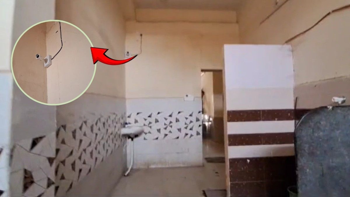 स्कूल के बाथरूम में लगा सीसीटीवी कैमरा, वीडियो वायरल होने के बाद मचा हड़कंप, सवालों के घेरे में प्रिंसिपल