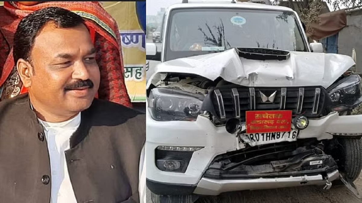 दरभंगा: सड़क हादसे में बुरी तरह घायल हुए बीजेपी विधायक कृष्ण कुमार ऋषि, मुंह और घुटने में आई गंभीर चोट