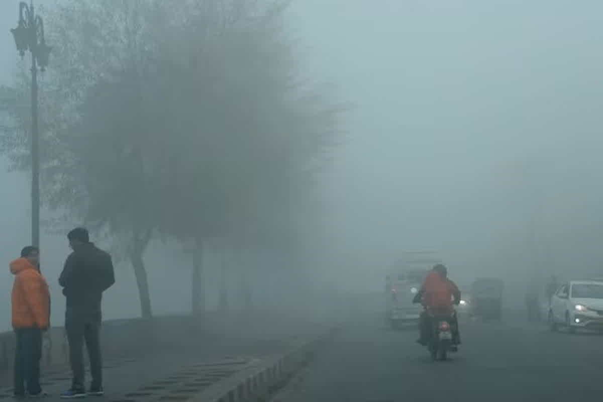 Delhi Weather: दिल्ली में बारिश, बर्फीली हवाएं और घने कोहरे के चलते 51 ट्रेनें लेट, कई फ्लाइट का समय बदला