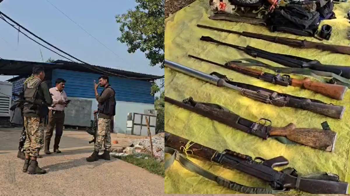 Police-Naxalites Encounter Update: मुठभेड़ में ढेर 5 नक्सलियों के शव को लाया गया बीजापुर, SLR राइफल, 12 बोर बंदूक समेत कई हथियार बरामद
