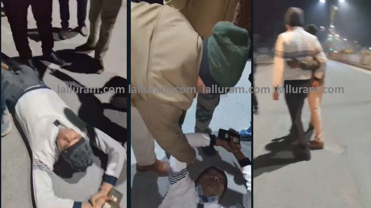 पुलिस के ड्रिंक एण्ड ड्राइव कार्रवाई के विरोध में भाजपा जिला उपाध्यक्ष सड़क पर लेटे, टीआई को दी धमकी, कांग्रेस ने कसा तंज- ‘ये है सत्ता का घमंड’