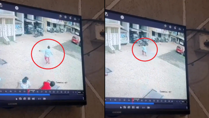 ठाणे में 13वीं मंजिली की बालकनी से गिरी 2 साल की बच्ची, शख्स की सूझबूझ से बची जान, चौंका देगा ये Video