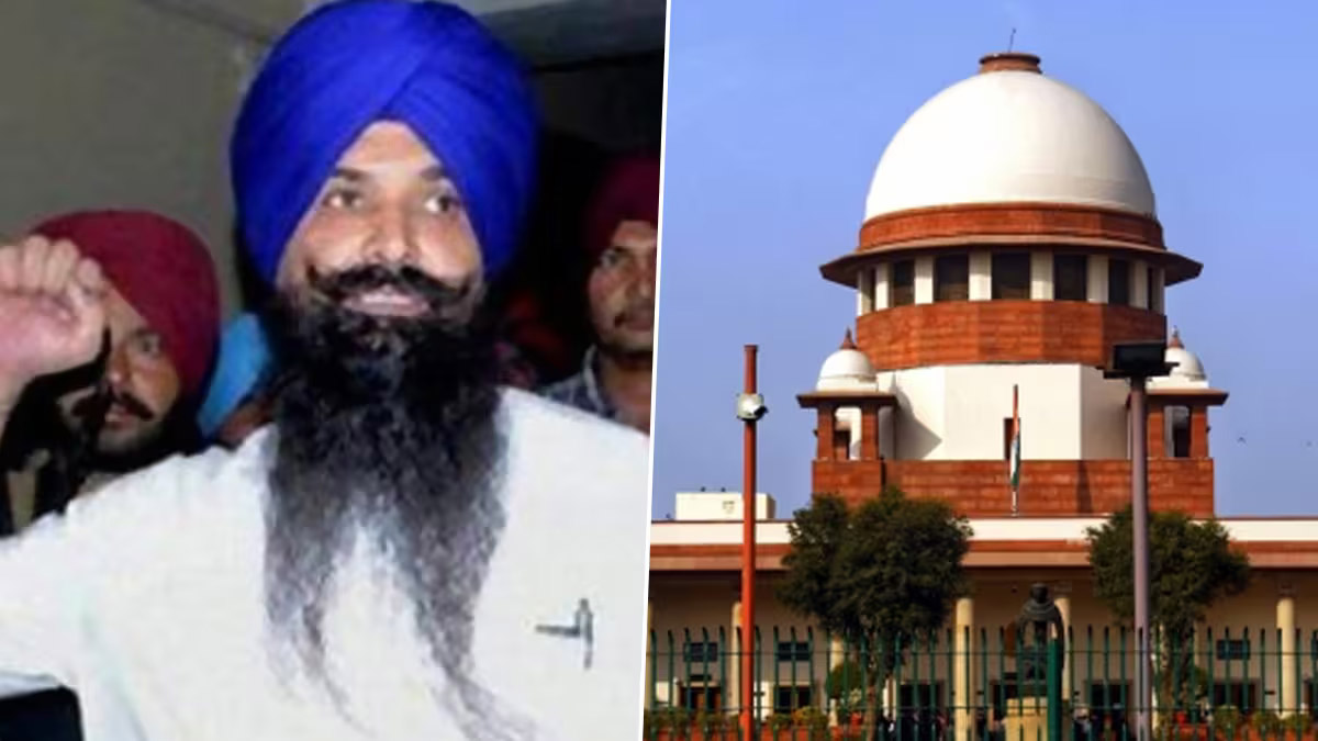 Balwant Singh Rajoana: सुप्रीम कोर्ट ने आतंकी बलवंत राजोआना की फांसी माफी की मांग पर केंद्र सरकार को फिर दिया समय, कहा- अगर फैसला नहीं हुआ तो हम विचार करेंगे