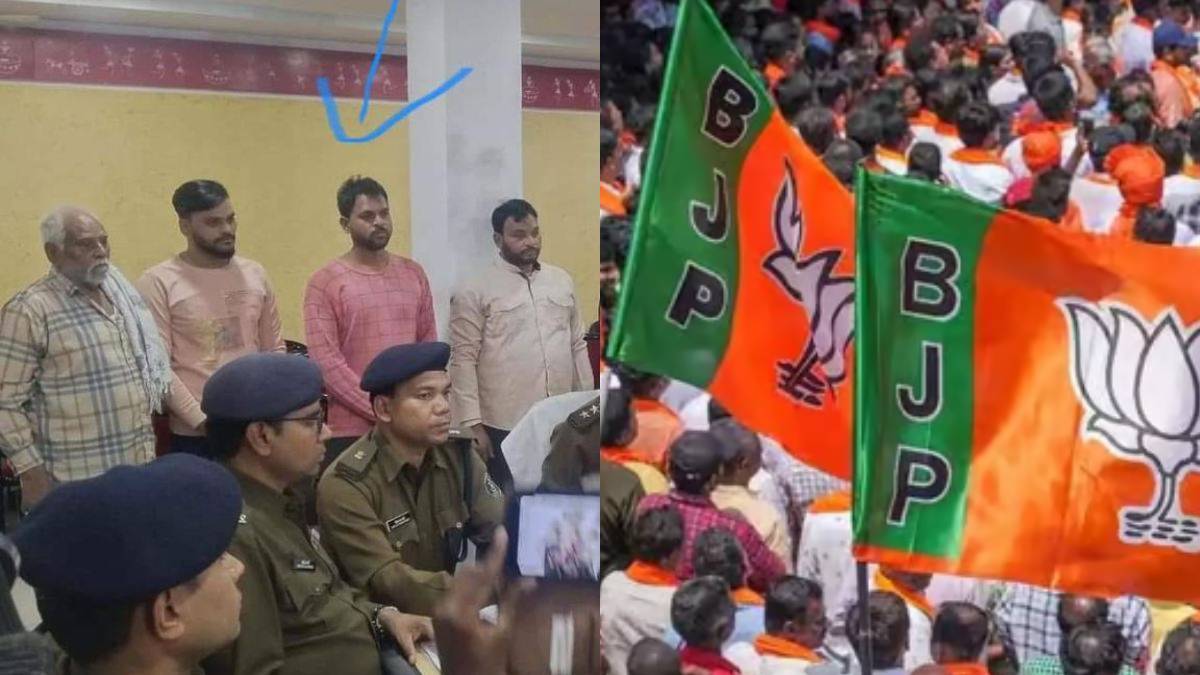 कांग्रेस ने गौ तस्करी के एक आरोपी को बताया भाजपाई, सोशल मीडिया पर तस्वीरों के साथ किया पोस्ट