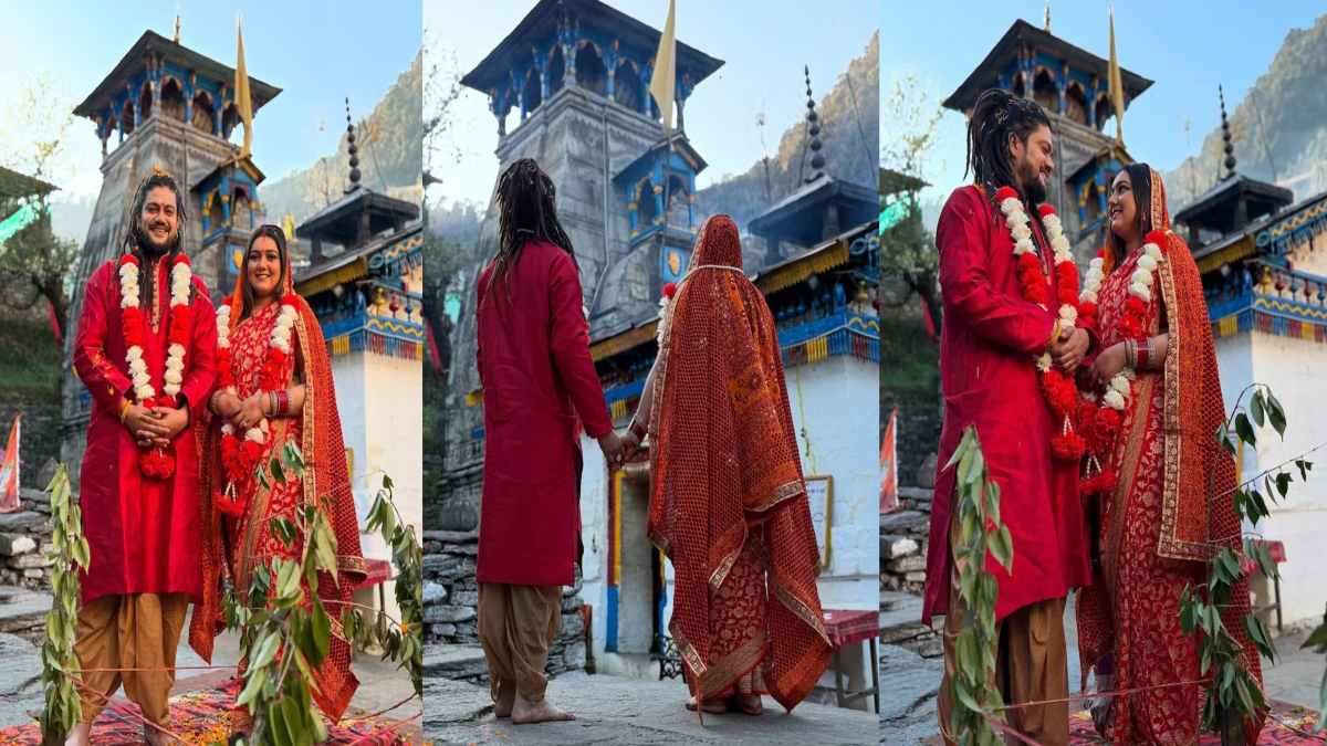 Hansraj Raghuwanshi ने त्रियुगीनारायण मंदिर में की दोबारा शादी, पत्नी Komal Saklani के साथ लिए 7 फेरे …