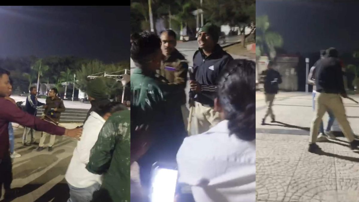 पार्क में बर्थडे सेलिब्रेट: नशे की हालत में बदमाश मना रहे थे जन्मदिन, रोकने गए पुलिसकर्मियों पर किया हमला