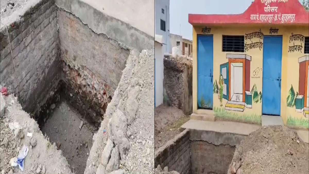 ऐसी भी क्या जल्दी थी? बिना सेप्टिक टैंक के बनवाया दिया शौचालय, 4 साल के बाद अब खोदा जा रहा गड्ढा, आखिर भ्रष्टाचार का मास्टरमाइंड कौन?