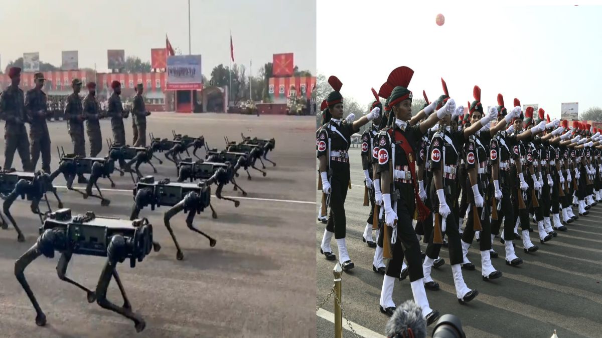 Army Day: आर्मी डे परेड में गर्ल्स NCC-महिला अग्नवीर टुकड़ी ने किया मार्च पास्ट, पहली बार रोबोटिक डॉग्स ने लिया हिस्सा Watch Video