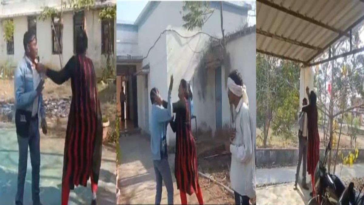 पति पत्नी का हाइवोल्टेज ड्रामा का Video: जीवन यापन भत्ता न देने पर पति की कर दी पिटाई, तलाक का केस कोर्ट में लंबित