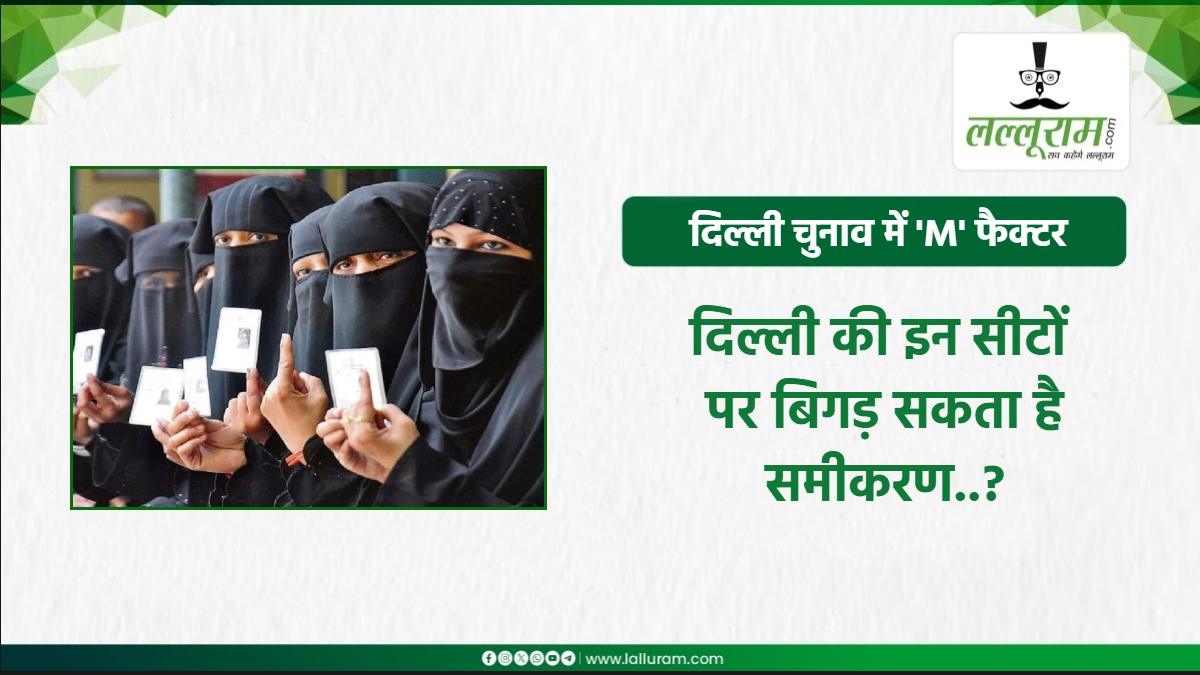 Delhi Vidhan Sabha Chunav 2025: दिल्ली चुनाव में ‘M’ फैक्टर, मुस्लिम वोटरों के छिटकने का डर, AIMIM की एंट्री से Congress-AAP का बिगड़ सकता है खेल