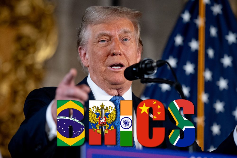 डोनाल्ड ट्रंप ने भारत समेत BRICS देशों को फिर दी धमकी, कहा- ऐसा किया तो 100 फीसदी टैरिफ लगाऊंगा