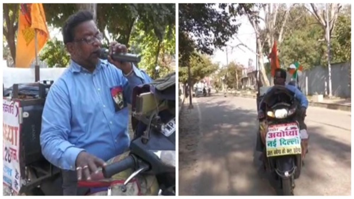 एक यात्रा ऐसी भी… हजारों की संख्या में नहीं अकेले स्कूटी से सड़क पर निकला शख्स, लोगों को जागरूक करने भजन गाकर दिया ये खास मैसेज     
