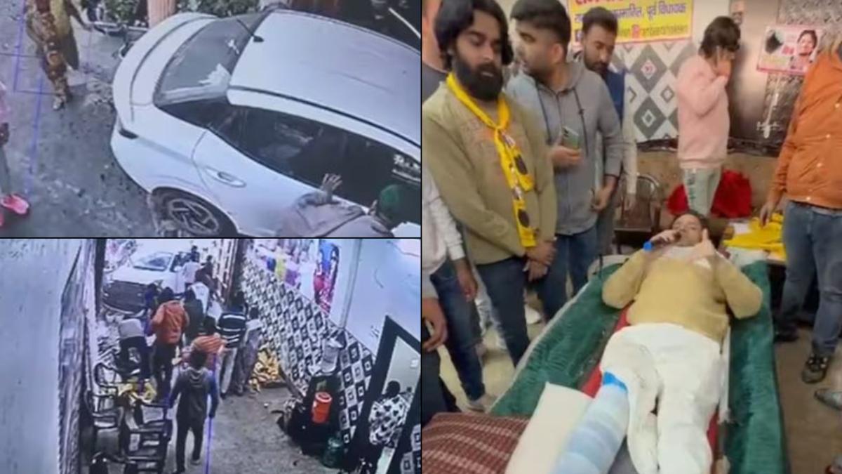 दिल्ली में निर्दलीय प्रत्याशी के दफ्तर में घुसी कार, पैर हुआ फैक्चर, विपक्षी दलों पर हमला करने का लगाया आरोप