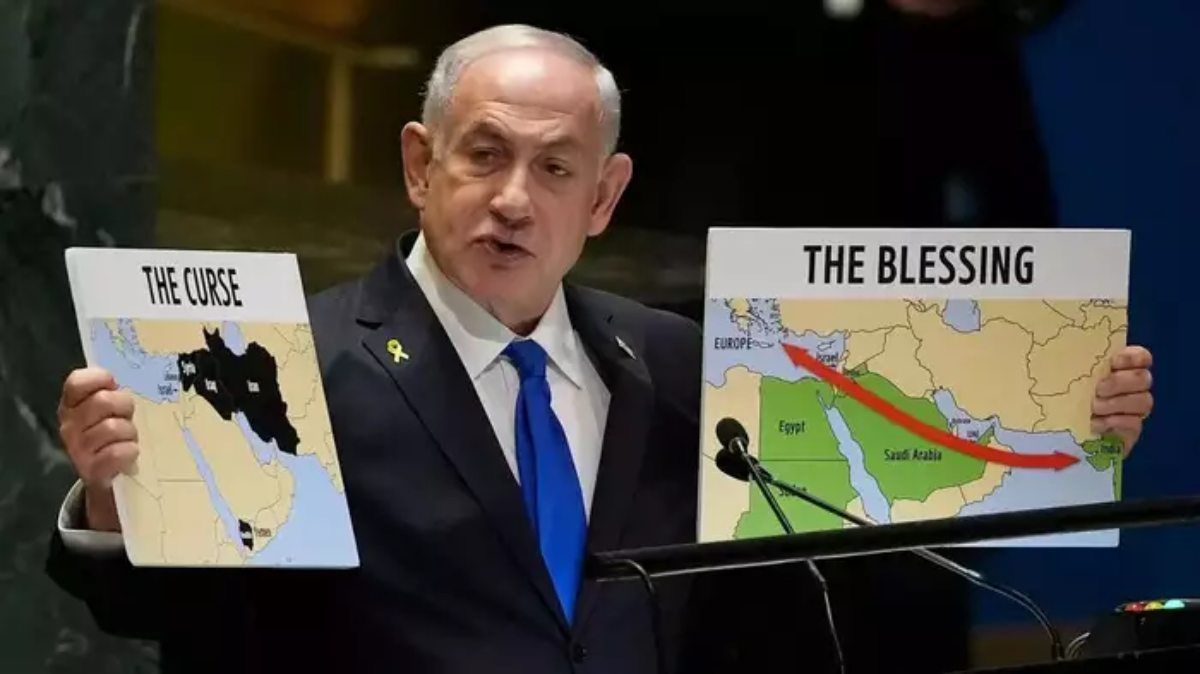 Israel New Map: इजरायल ने जारी किया नया मैप, ग्रेटर इजरायल में फिलिस्तीनी क्षेत्रों और अरब भूमि को दर्शाया,  सऊदी अरब-यूएई समेत भड़के अन्य मुस्लिम देश