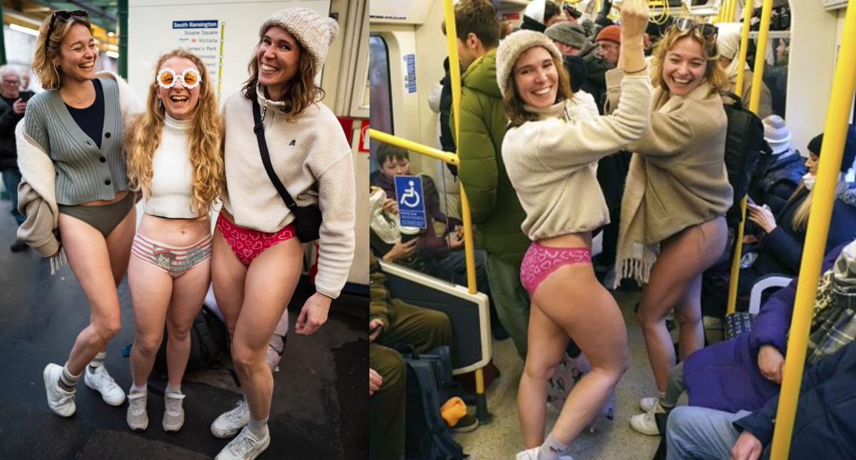 London Underground: -4 डिग्री टेम्प्रेचर में भी लंदन मेट्रो में बिना पैंट-पजामा के क्यों घूमने लगे लोग, लड़कियां-महिलाएं भी सिर्फ इनर वियर में दिखीं, आखिर क्या है ये माजरा?